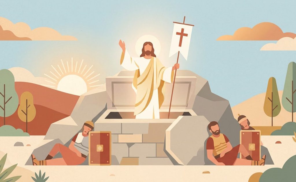 Carême & Pâques - Illustration prière catholique
